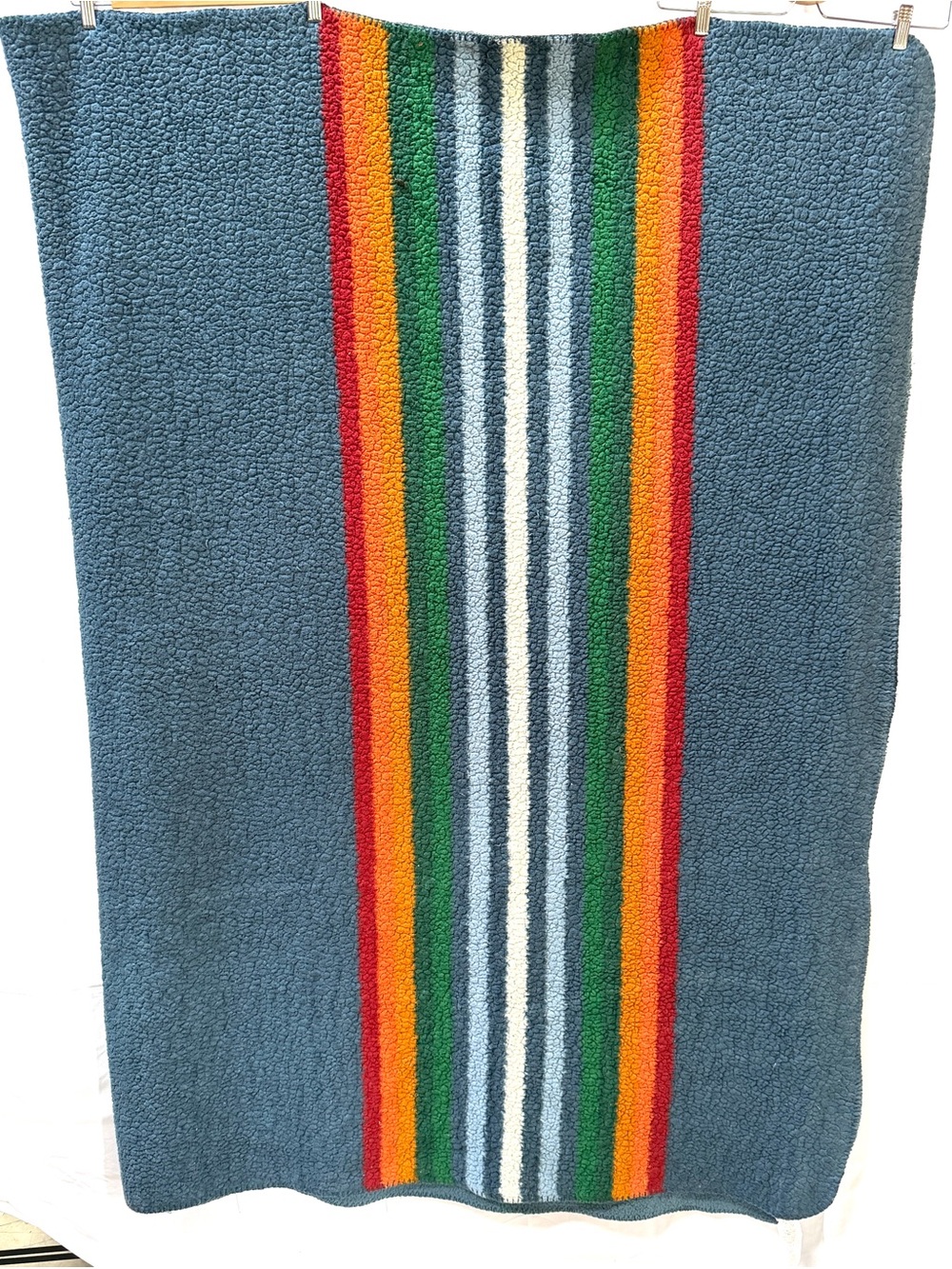 Pendleton Grand Canyon Sherpa Fleece Blue Throw Blanket